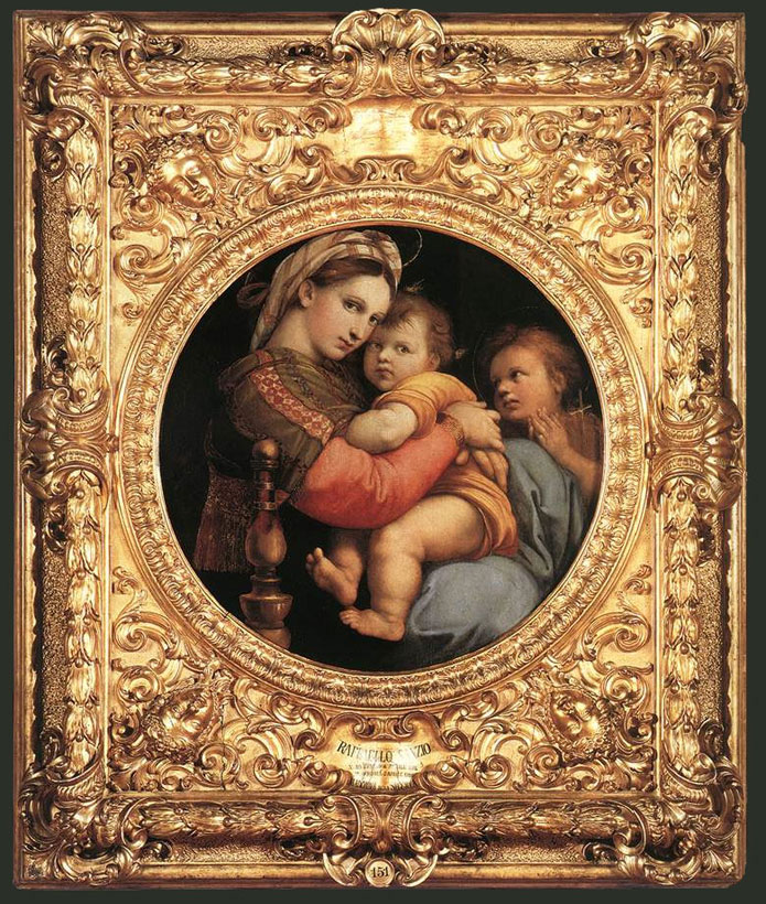 2000-03-01 - Raphael Madonna of the Chair with St. John the Baptiste as Child