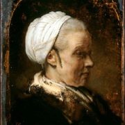 2006-05-03 Rembrandt Portrait of an Elderly Woman in a White Bonnet before restoration