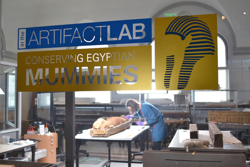 2012-11-17 - Artifact Lab Conserving Egyptian Mummies University of Pennsylvania