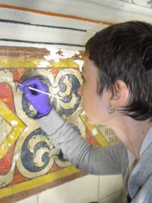 2013-07-11 - University of Delaware Masters art conservation decorative panel