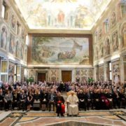 2013-11-7 - Patrons of the Arts of the Vatican Museum Pope Frances