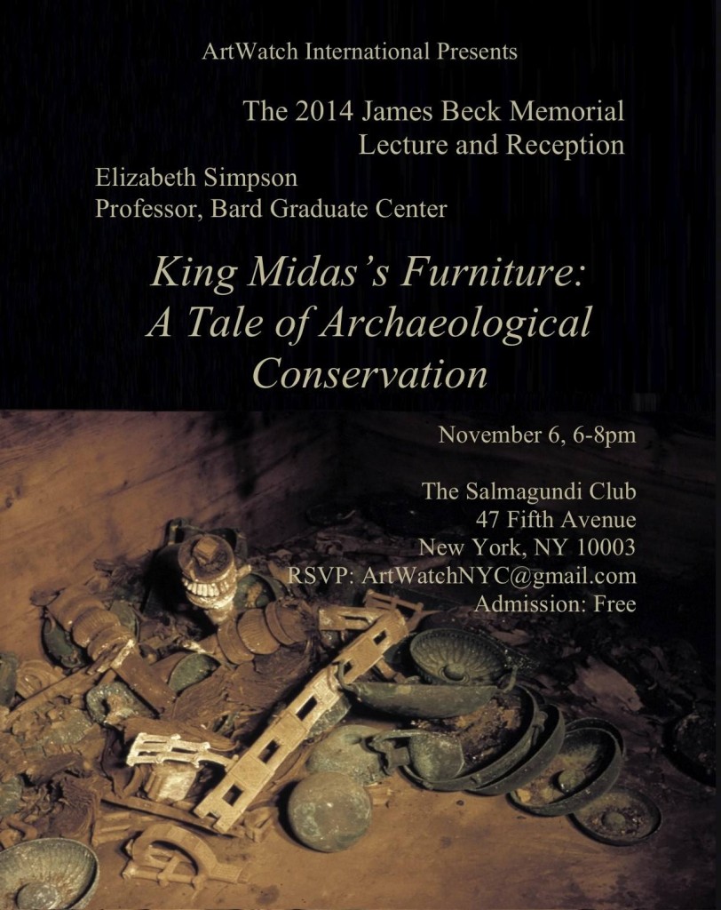 2014-10-02 - James Beck Memorial Lecture