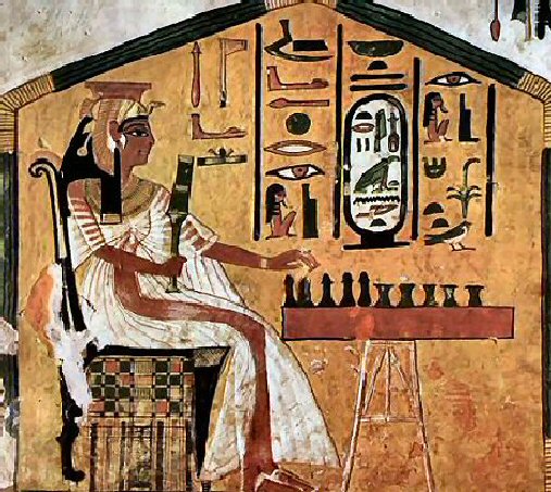 2015-01-08 - Tomb Queen Nefertari playing senet