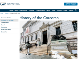 2015-01-30 - Corcoran School of the Arts & Design