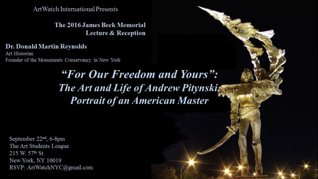 2016-08-15 - James Beck Memorial Lecture Pitynski