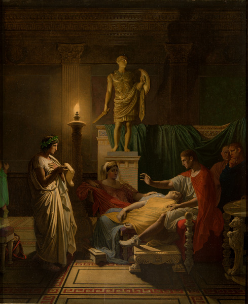 2018-01-12 - La Salle University Museum Ingres Virgil Reading the Aeneid Before Augustus