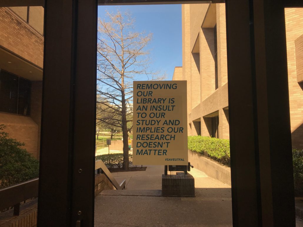 2018-04-12-Save-UT-Austin-Library-sign